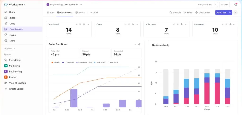 ClickUp - A project management tool