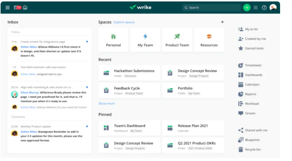 wrike - a project management tool
