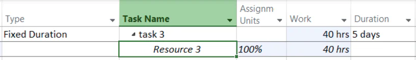 fixed duration task -example